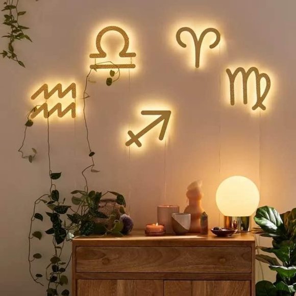 Brand new Urban Outfitters Zodiac neon sign - Picture 1 of 4